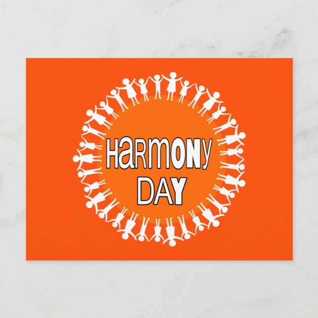 Carte Postale Harmony day, Australie (Devant)
