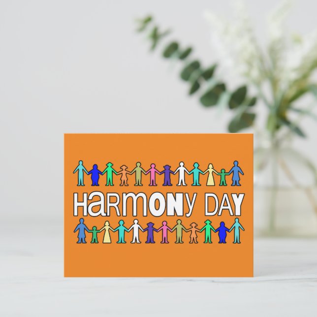 Carte Postale Harmony Day Australie (Debout devant)