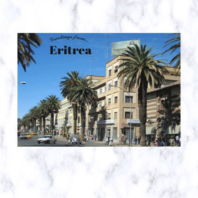 Carte postale Harnet Avenue Asmara Érythrée (Créateur téléchargé)