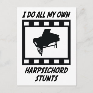 Carte Postale Harpsichord Stunts
