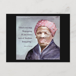 Carte Postale Harriet Tubman & Citation