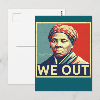 Carte Postale Harriet Tubman We Out Freedom Historic Portrait