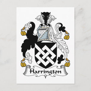 Carte Postale Harrington Family Crest