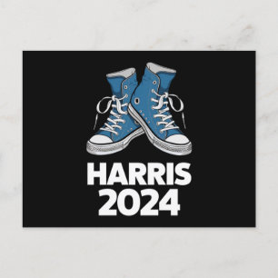Carte Postale HARRIS 2024 Vote Président Kamala Élection Basket