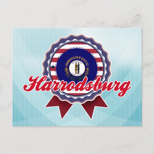 Carte Postale Harrodsburg, KY (Devant)