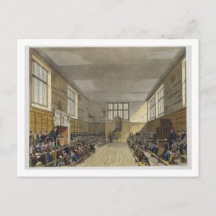 Carte Postale Harrow School Room from 'History of Harrow School'