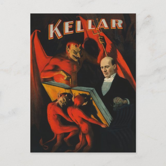 Carte postale Harry Kellar (Devant)