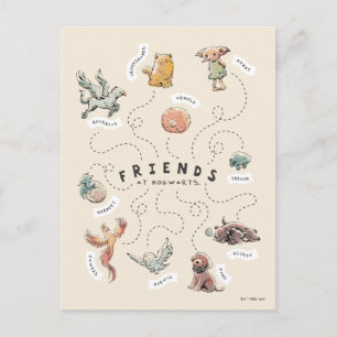 Carte Postale HARRY POTTER™   Amis de Poudlard
