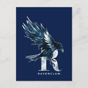 Carte Postale Harry Potter   Aquarelle RAVENCLAW™ Raven