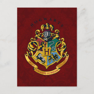 Carte Postale Harry Potter Blason de Poudlard - Complet