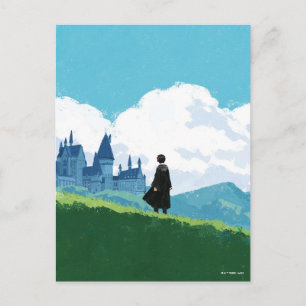 Carte Postale HARRY POTTER™ Dominant le château de Poudlard ™