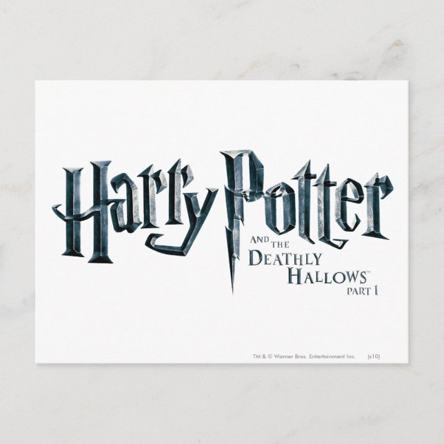 Carte Postale Harry Potter et le logo des hirondelles mortelles  (Devant)