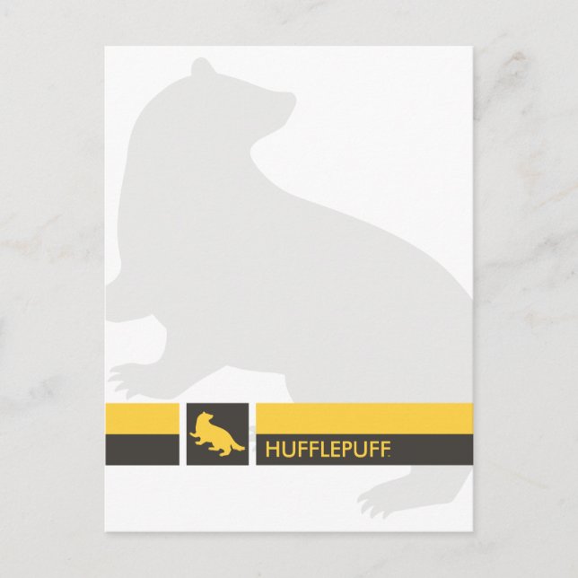 Carte Postale Harry Potter| Graphique de la Hufflepuff House Pri (Devant)
