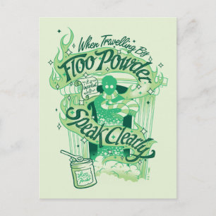 Carte Postale Harry Potter   Graphique de typographie de la poud