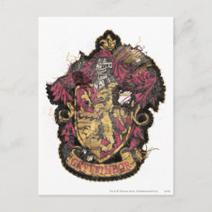 Carte Postale Harry Potter   Gryffindor Crest - Détruit