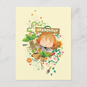 Carte Postale Harry Potter   Hermione Cours de Botanique Graphiq