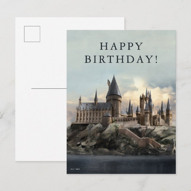 Carte Postale Harry Potter | Hogwarts Castle Daytime (Devant / Derrière)