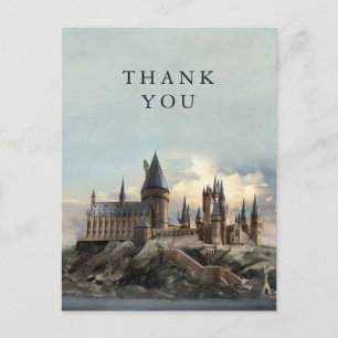 Carte Postale Harry Potter Hogwarts Château Merci