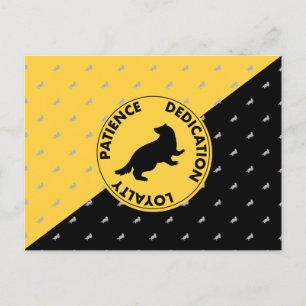Carte Postale Harry Potter   HUFFLEPUFF™ Caractéristiques graphi