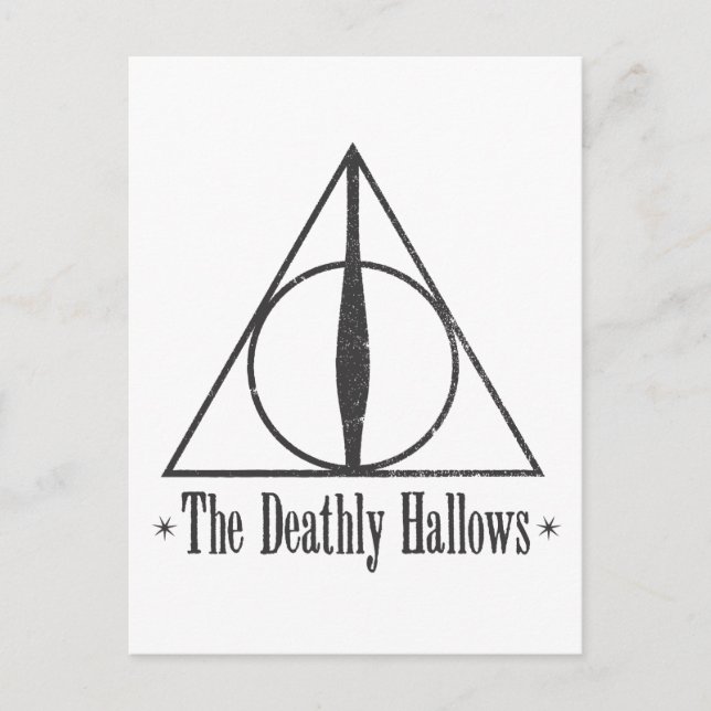 Carte Postale Harry Potter| L'Emblème de la mort (Devant)