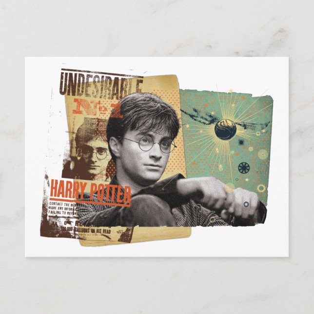 Carte Postale Harry Potter Portrait Iconique (Devant)