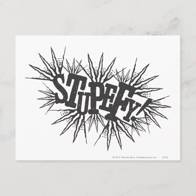 Carte Postale Harry Potter Sortilège | Stupefy! (Devant)