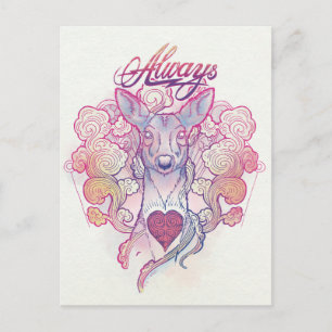 Carte Postale Harry Potter Spell   "Always" Doe Patronus