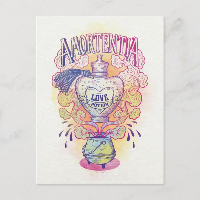 Carte Postale Harry Potter Spell | Amortentia Love Potion Boutei (Devant)
