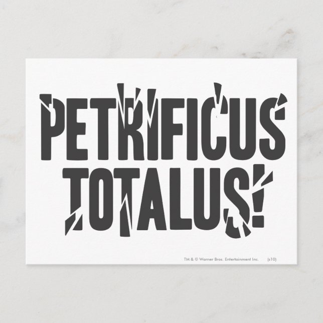 Carte Postale Harry Potter Spell | Petrificus Totalus ! (Devant)