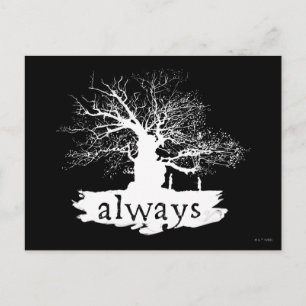Carte Postale Harry Potter Spell  Toujours citer la silhouette