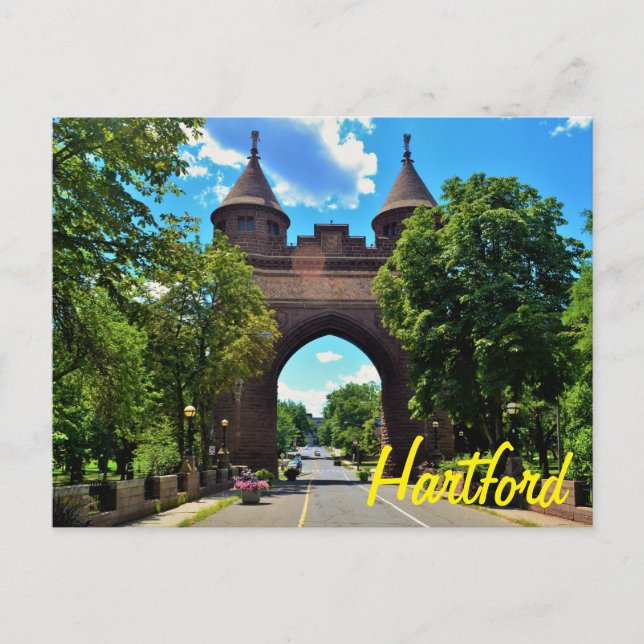 Carte postale Hartford (Devant)