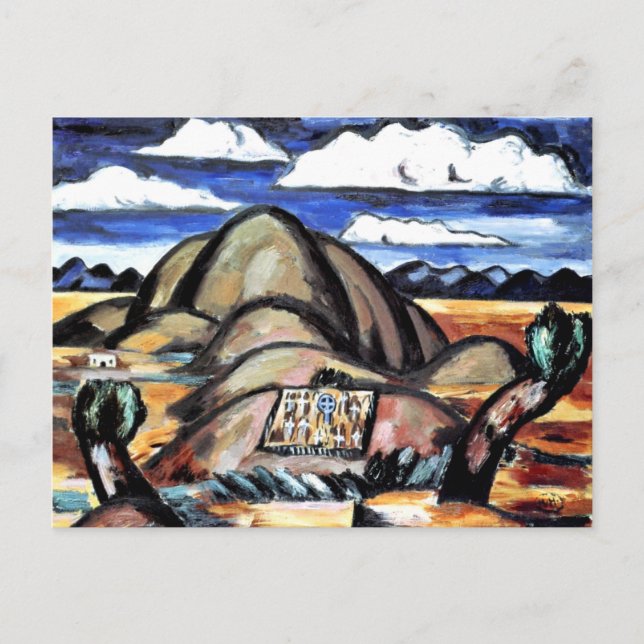 Carte Postale Hartley - Cimetière Indien, Nouveau-Mexique (Devant)