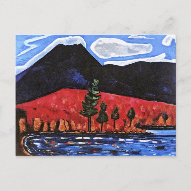 Carte Postale Hartley - Mont Katahdin, Maine, États-Unis (Devant)