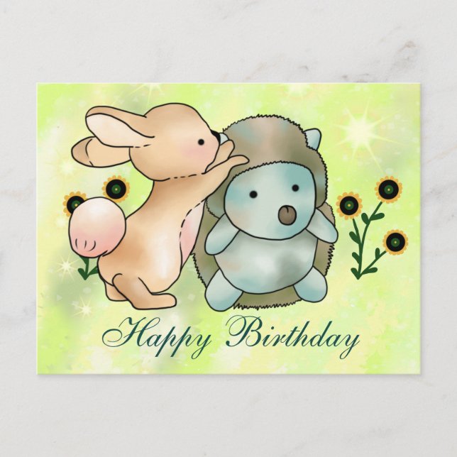 Carte Postale Hase et Igel (Devant)