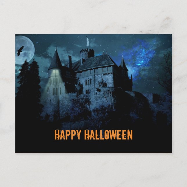 Carte Postale Haunted Mansion Halloween (Devant)