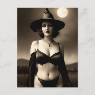 Carte postale Haunween Witch