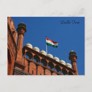 Carte Postale haut du fort de delhi