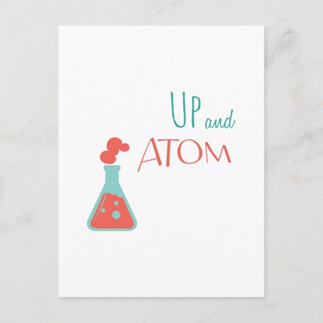 Carte Postale Haut et Atom (Devant)
