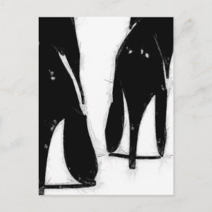 Carte Postale Haut talons de derrière