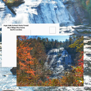Carte Postale Haute Cascade de DuPont State Forest en Automne