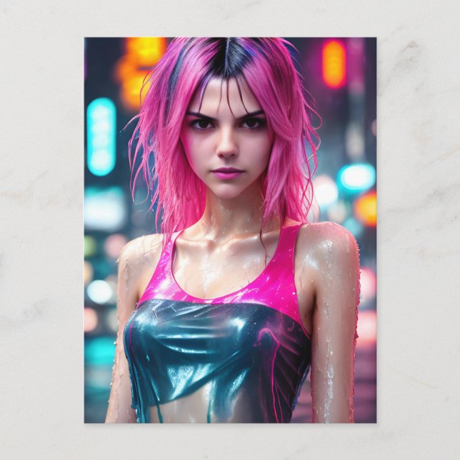 Carte Postale Haute précision RAW couleur dramatique photo Cheve (Devant)