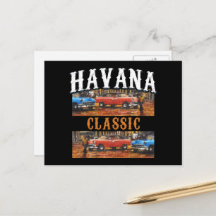 Carte Postale Havana Classic - Art de voiture ancienne cubaine