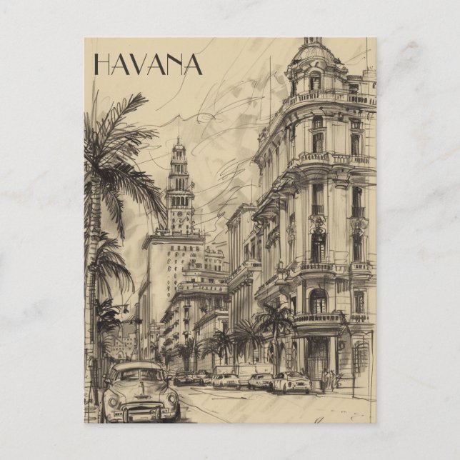 Carte Postale Havana Cuba Travel (Devant)