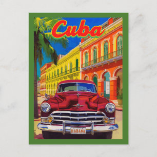 Carte Postale Havana Cuba Voyage Rétro - Coloniale Vieux