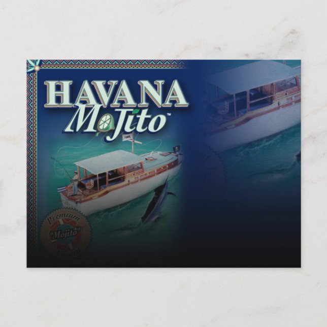 Carte postale Havana Mojito (Devant)