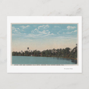 Carte Postale Haven d'hiver, Floride - Vue sur l'eau du printemp