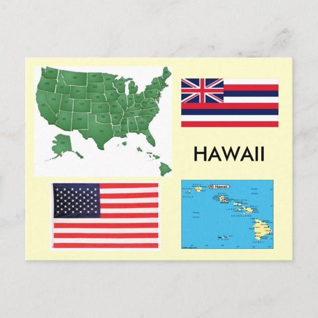 Carte Postale Hawaï, États-Unis (Devant)