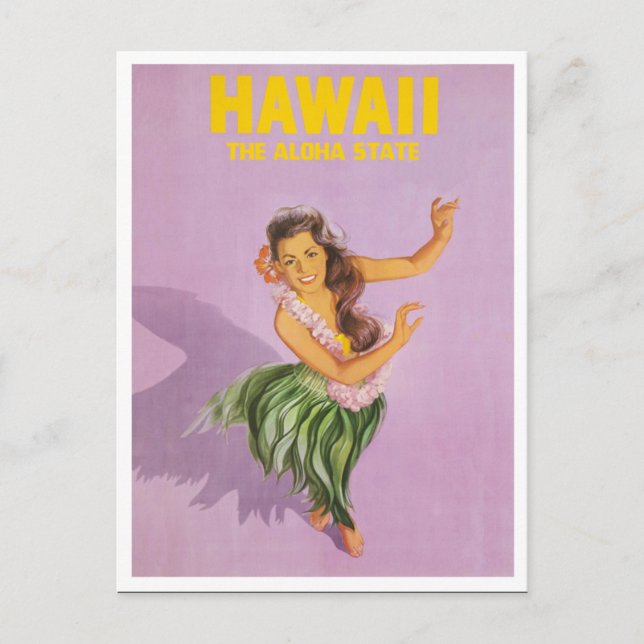 Carte Postale Hawaï - L'État d'Aloha (Devant)