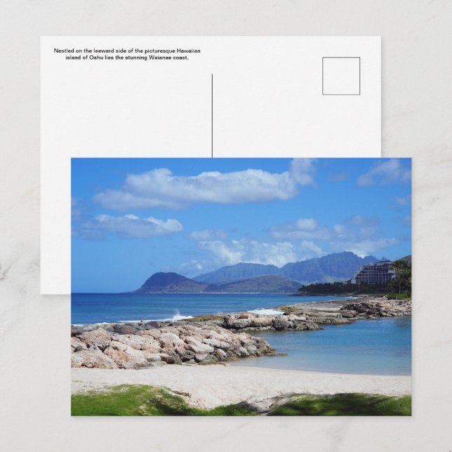Carte postale hawaïenne (Devant / Derrière)