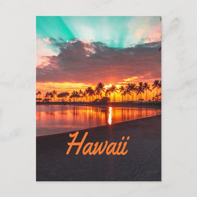 Carte Postale Hawaii Beach Hawaii Îles Hawaii (Devant)